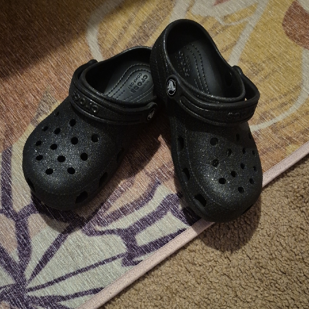 Kids Black Crocs Shoes